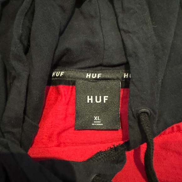 HUF Longsleeve Hooded Tee - Picture 2 of 2